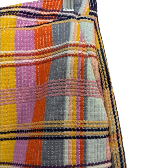 Halogen pastel plaid striped miniskirt - Picture 2 of 4